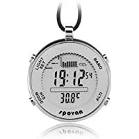 jusheng® Spovan spv600 extérieur imperméable Baromètre de pêche numérique Course à pied escalade montre de poche…